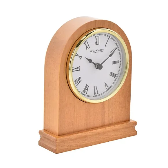 Widdop Arched Wooden Mantel Clock 3