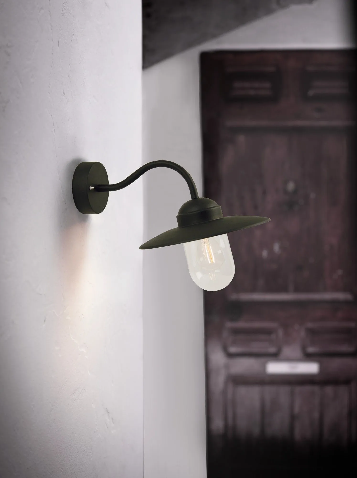 Nordlux Luxe Outdoor Wall Light Black Metal Garden E27 IP54 Mains 2