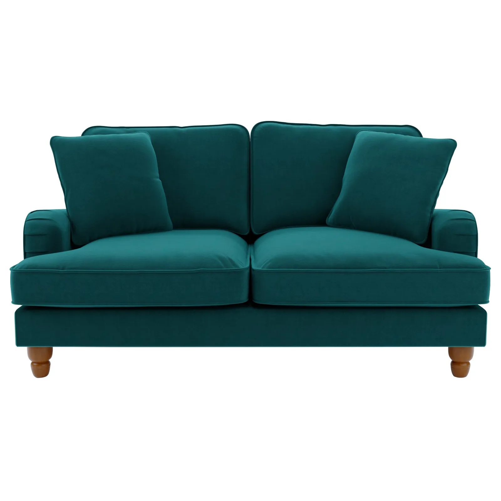 Beatrice Velvet 2 Seater Sofa Green