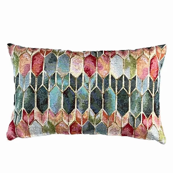 Daro Tapestry Mullion Rectangular Cushion 2