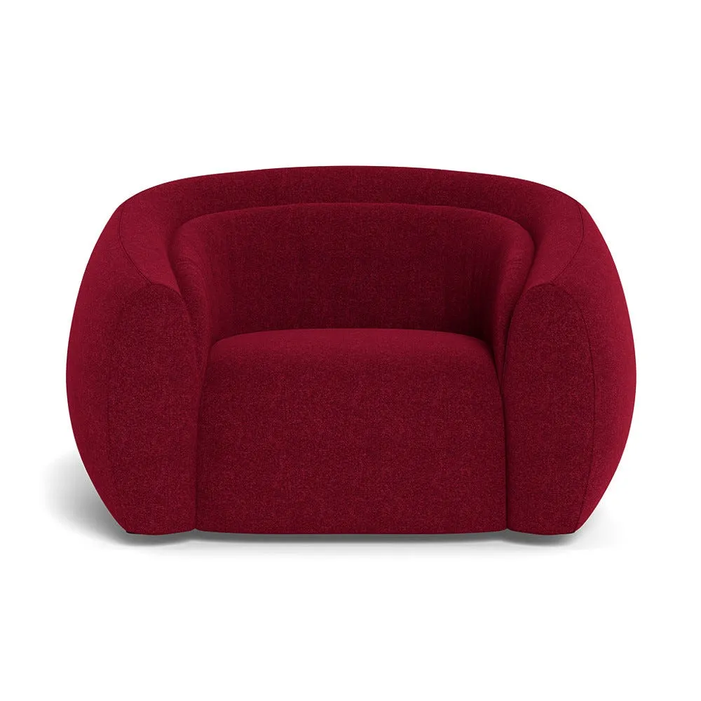 Heal's Flora Loveseat St Mortiz Wool Red 1