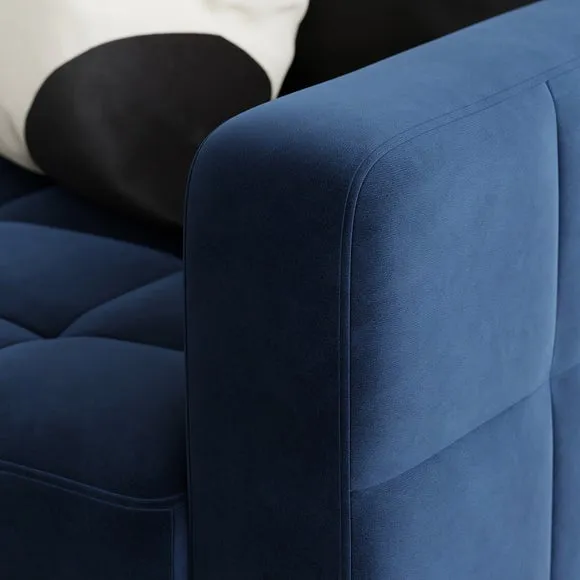 Harlow Velvet Storage Double Sofa Bed 5