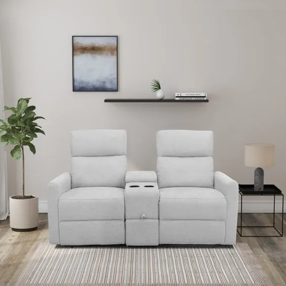 Daoulas Chenille Manual Recliner 2 Seater Sofa 2