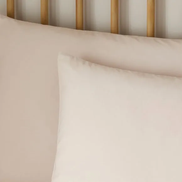 Soft Cotton Plain Standard Pillowcase Pair 2