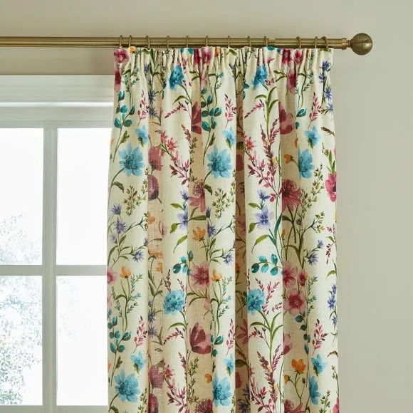 Foxley Printed Pencil Pleat Curtains 1
