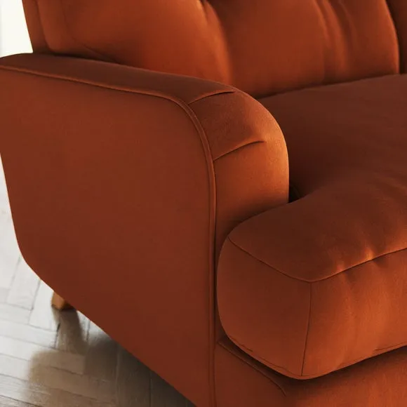 Martha Matte Plush Velvet 2 Seater Sofa 5