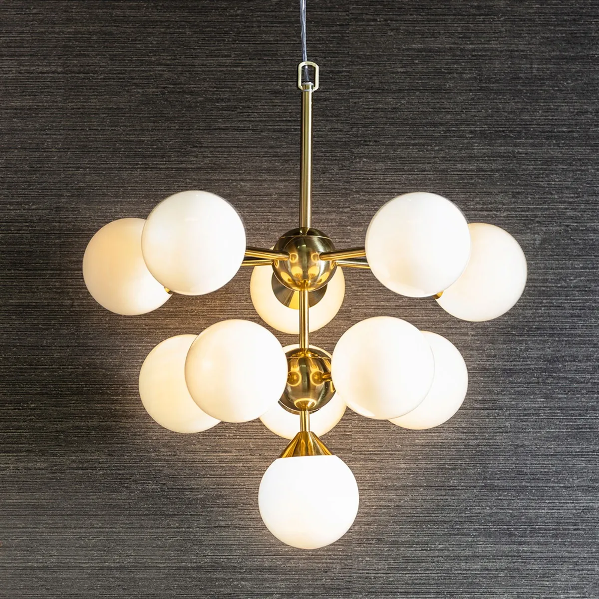 Globe Bulb Gold Pendant
