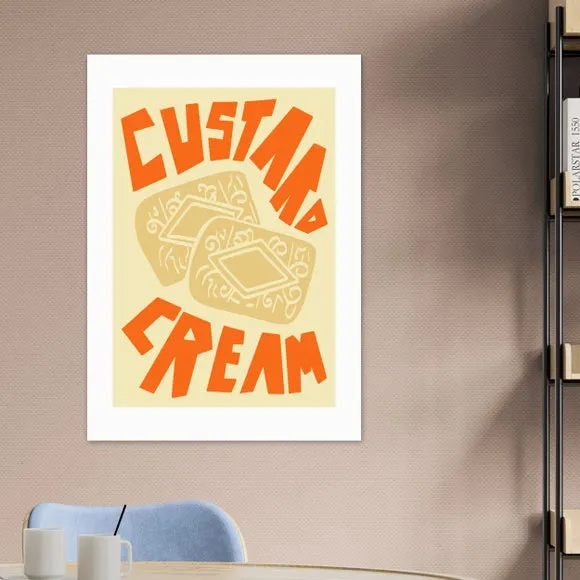 East End Prints Custard Cream Framed Print 1