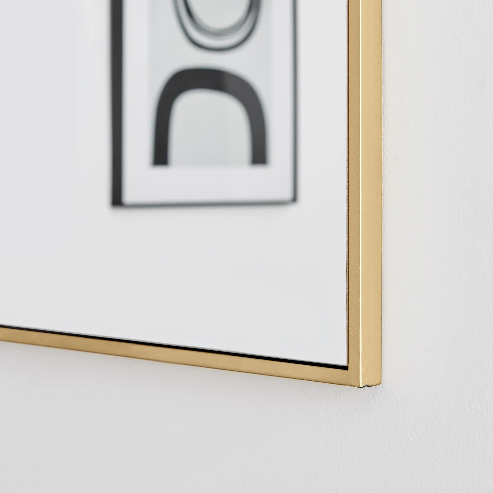 FurnitureboxUK Emma Full Length Extra Large 170x50cm Framed Rectangular Vertical Living Room Hallway Wall Mirror in Gold 5
