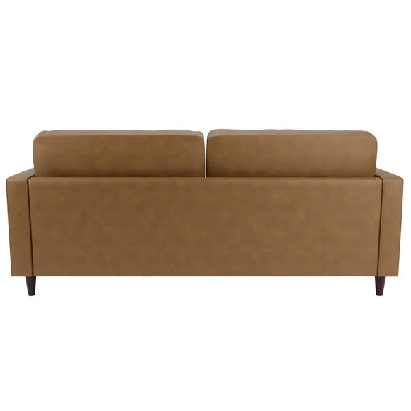 Zoe Faux Leather 3 Seater Sofa 5