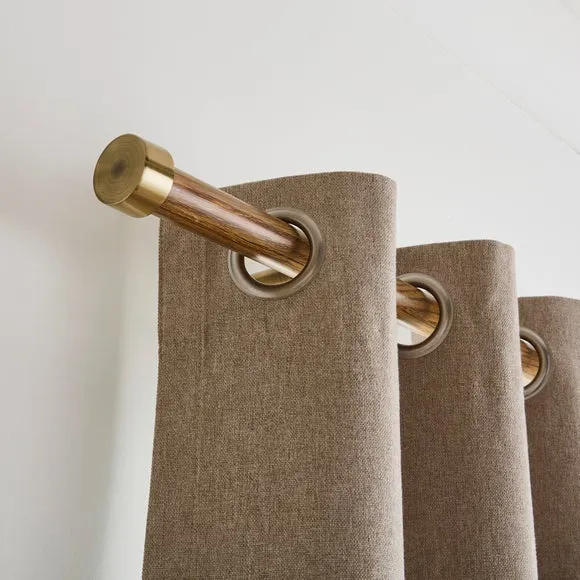 Trinity Wrapped Fixed Metal Curtain Pole 3