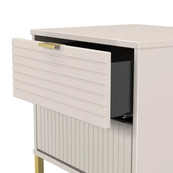 Harborne 2 Drawer Bedside Table 6