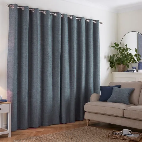 Churchgate Swithland Herringbone Eyelet Curtains (Blackout Available) 4