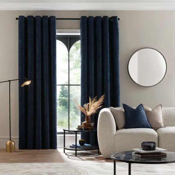 Chenille Eyelet Curtains (Blackout Available) 2