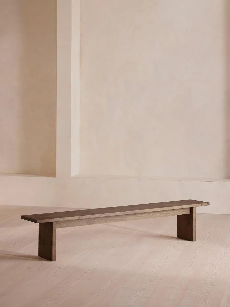 Calne Bench, Dark, 300cm