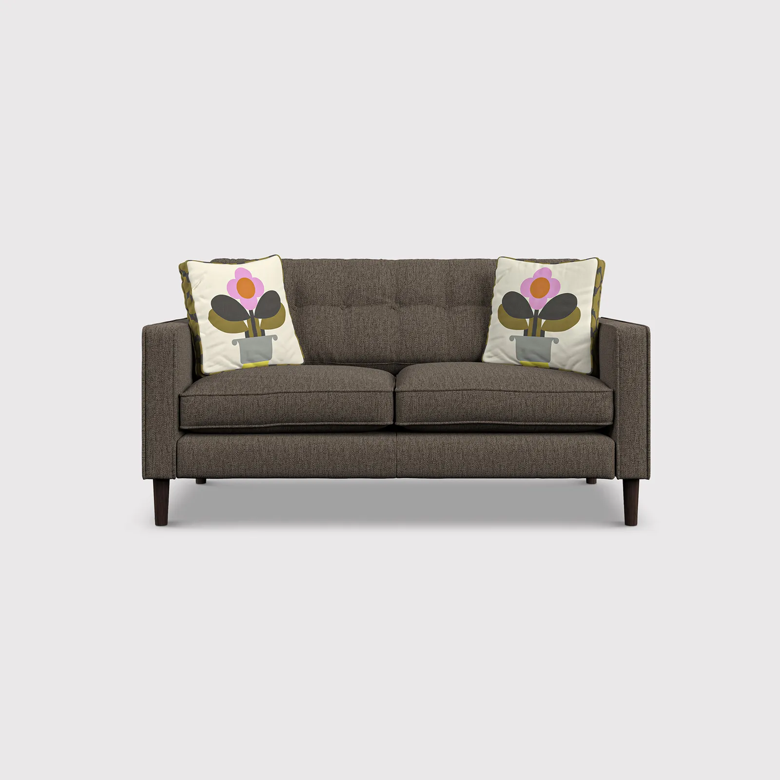 Orla Kiely Ebben Small Sofa, Grey Fabric | Barker & Stonehouse 1