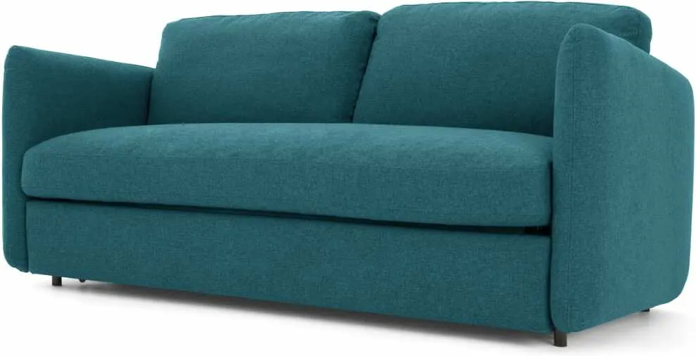 Fletcher 3 Seater Sofabed with Pocket Sprung Mattress, Mineral Blue