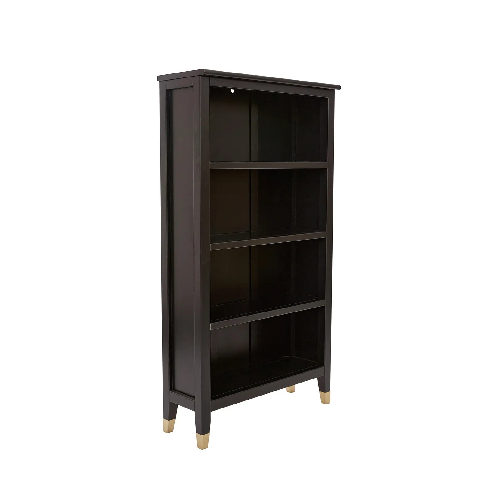 Cabinet Bits Palazzi 4 Tier Bookcase H127 W69 D25cm in Black 3