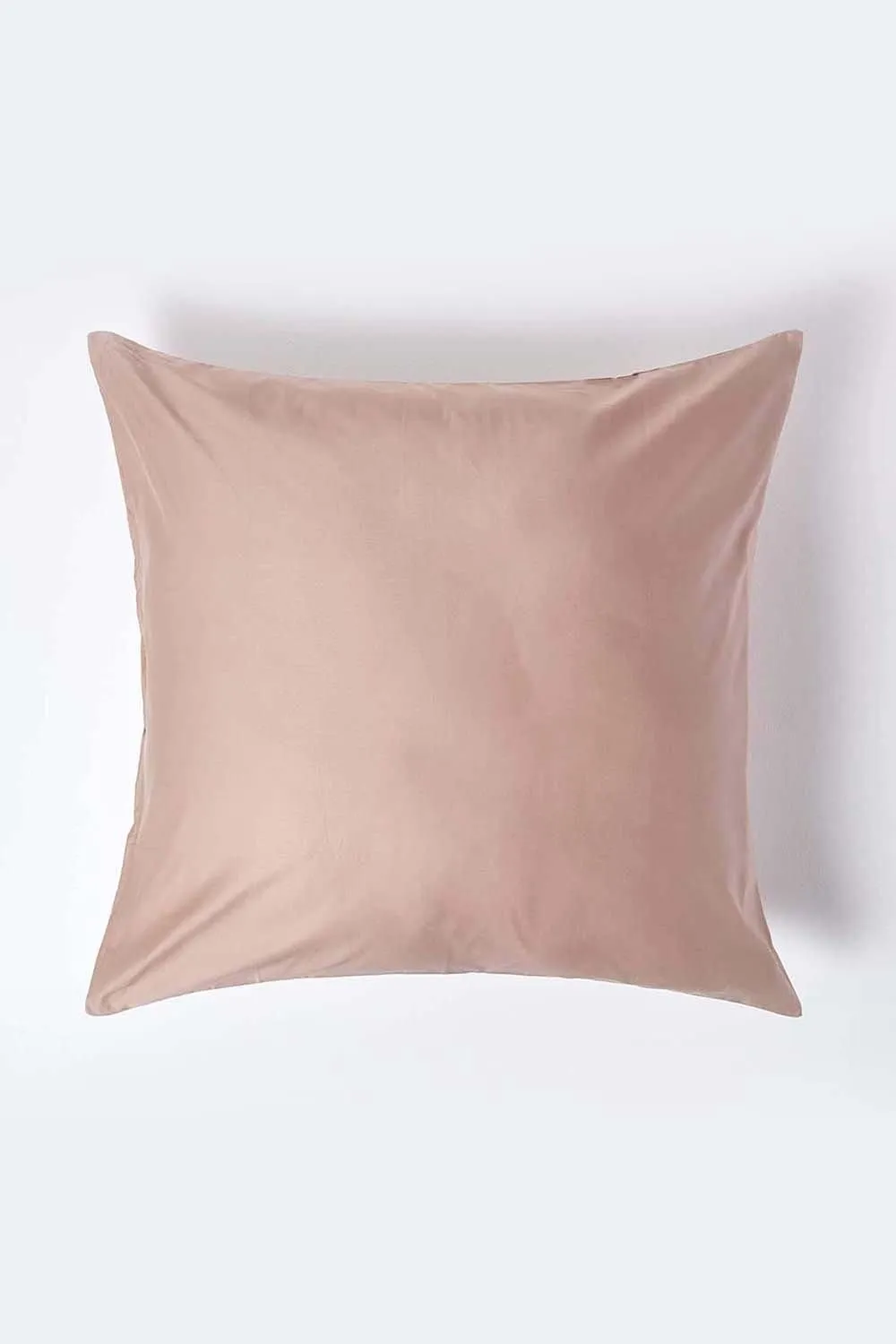 Homescapes Continental Egyptian Cotton Pillowcase 1000 TC, 80 x 80 cm in Beige
