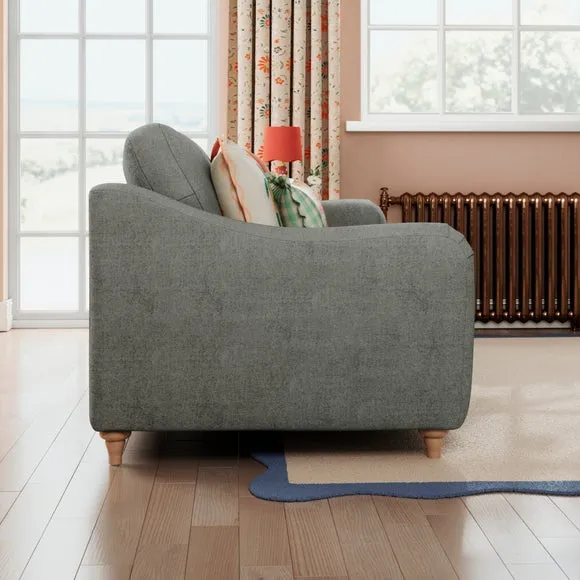 Hattie Tonal Plush Chenille 3 Seater Sofa 3