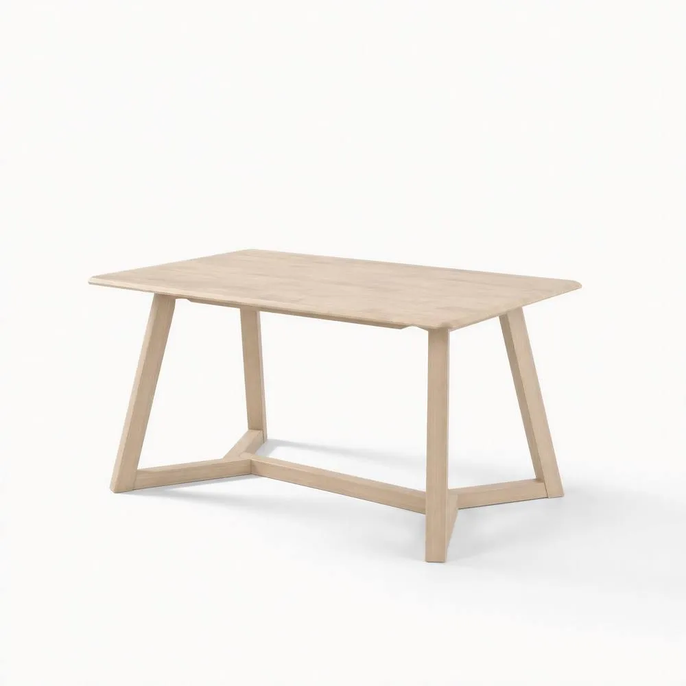 FurnitureboxUK Lulworth Whitewashed Wood Dining Table 4 Cream Beaumont Chairs 3