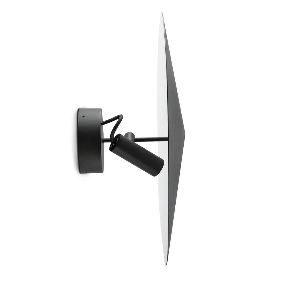 Netlighting Clap Outdoor Spotlight Black White & Black IP65 3000K