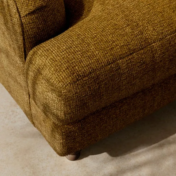 Arthur Waffle Chenille Corner Chaise Sofa 2