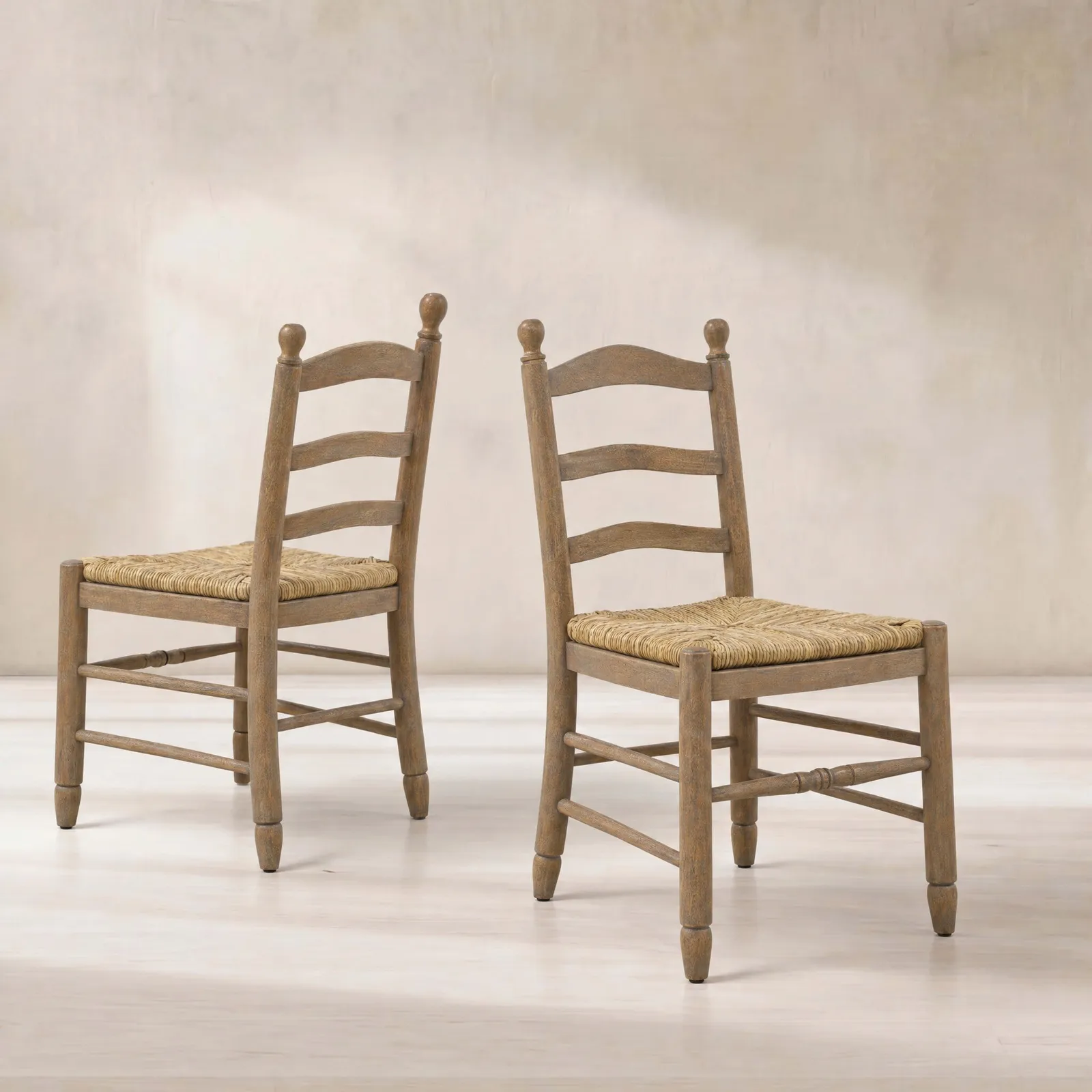 Pendleton Continental Side Dining Chair Rush Seat Mango, Mango Wood | Barker & Stonehouse
