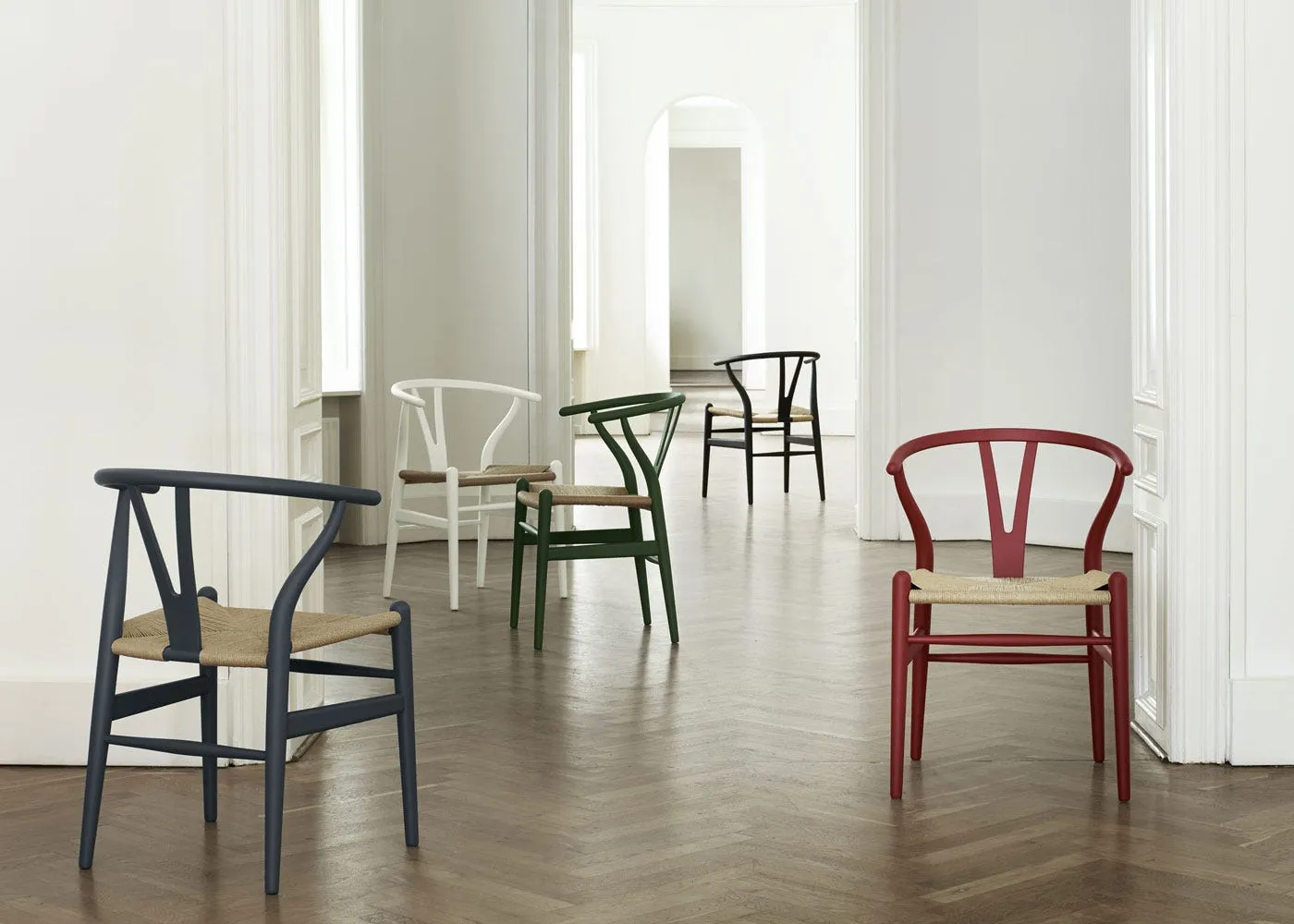 Carl Hansen & Son CH24 Wishbone Chair Soft Red Brown 2