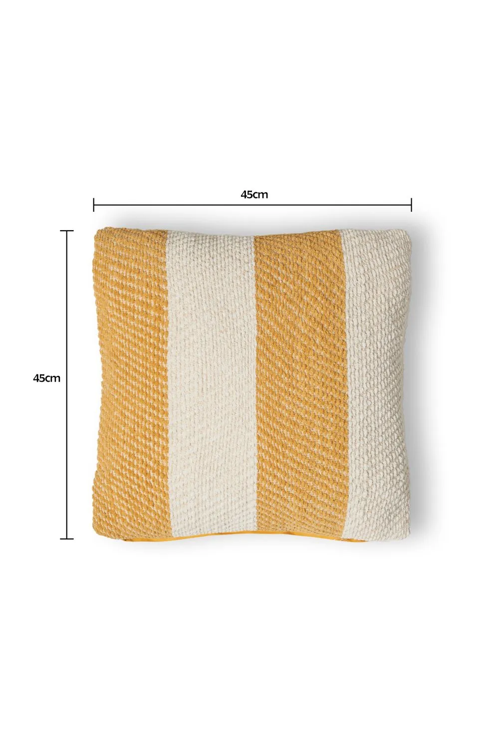 BHS Herringbone Cushion in Yellow 3