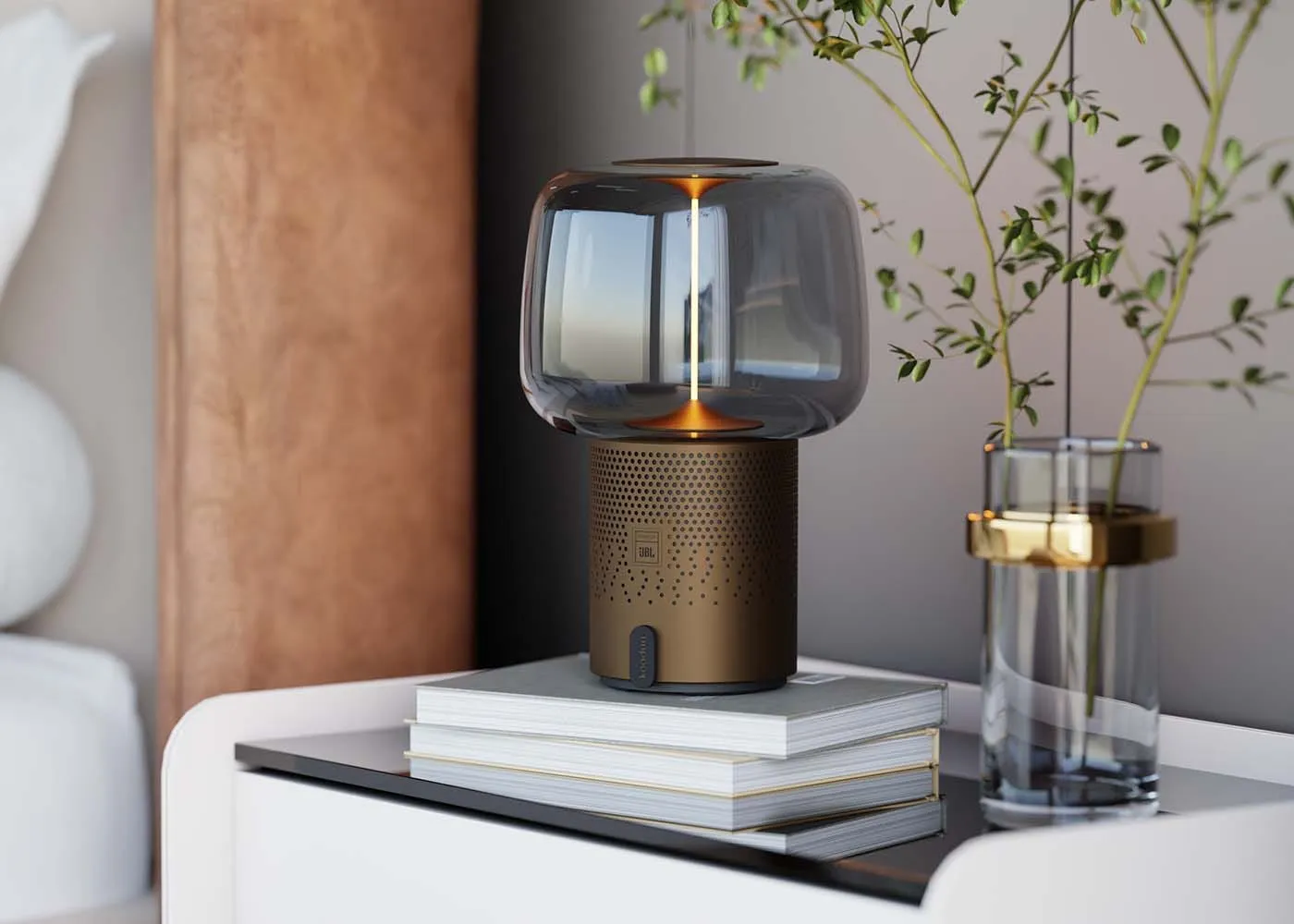 Kooduu Serena Play LED Portable Speaker Light Bronze 3