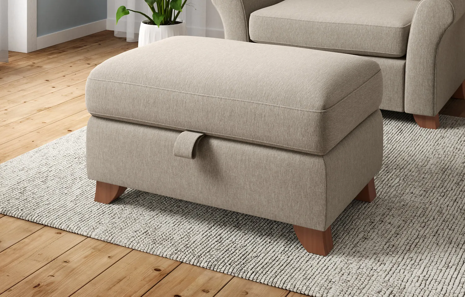 M&S Abbey Storage Footstool