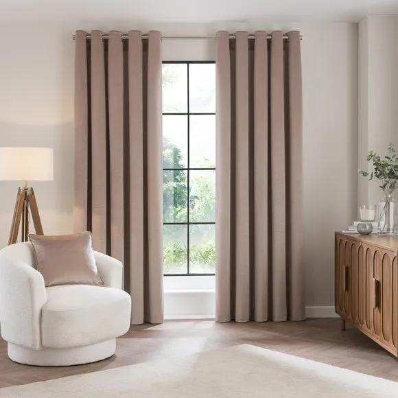 Shimmer Velour Eyelet Curtains 2