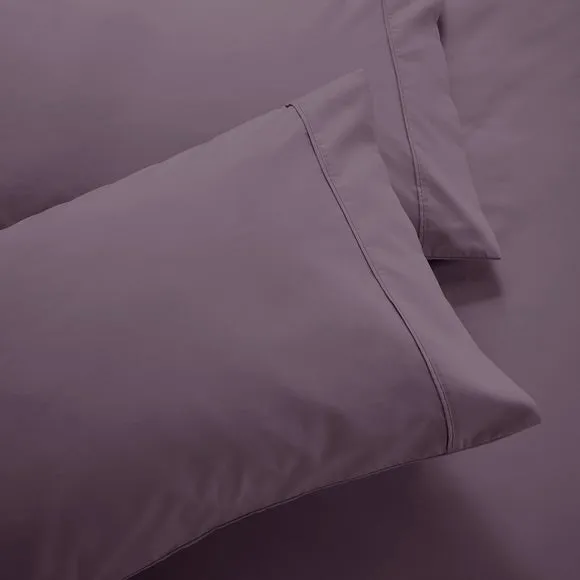 Dorma Crisp & Fresh 400 Thread Count Egyptian Cotton Percale Standard Pillowcase 2