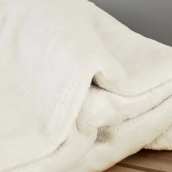 Catherine Lansfield Raschel Velvet Touch Throw Blanket 200cm x 240cm 3