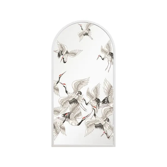 Typis Arched Stork Wall Mirror 2