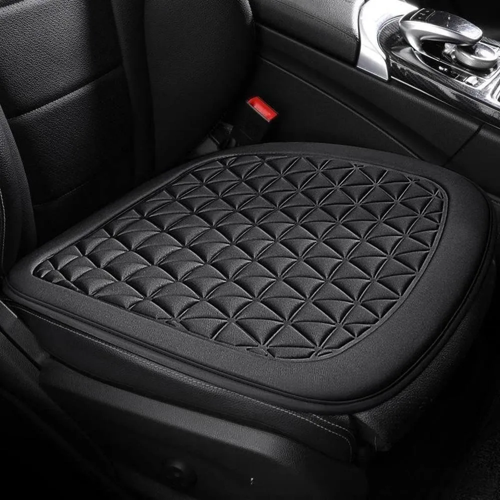 NESTLUNE Memory Foam Car Seat Cushion Non Slip in Black