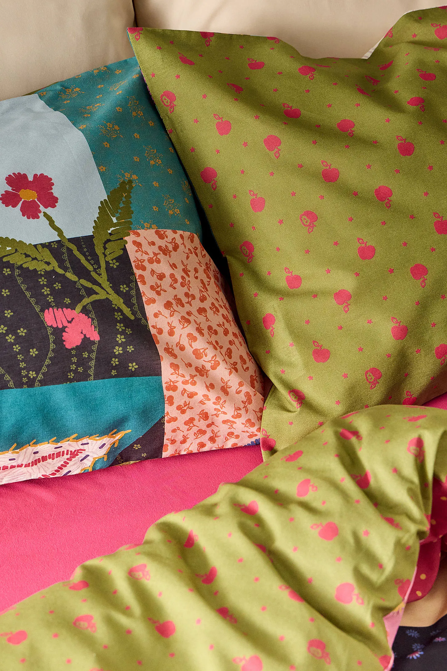 Quirky Patchwork Reversible Duvet Set 4