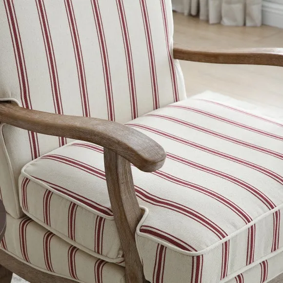 Esme Woven Folkstone Stripe Occasional Chair 2