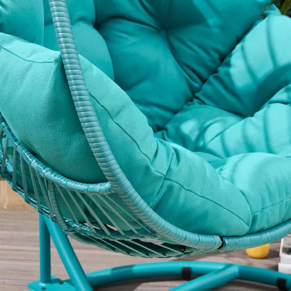 Elements Peacock Hanging Egg Chair 3