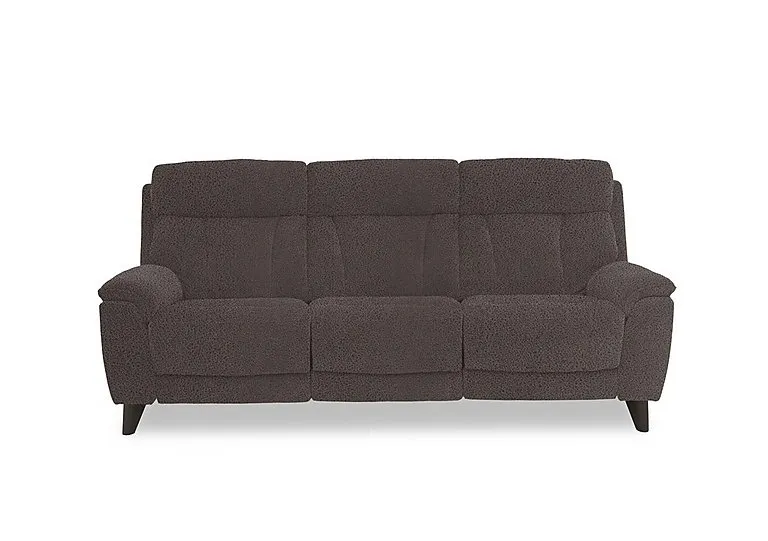 Dreamer Fabric 3 Seater Power Recliner Sofa - Dark Grey