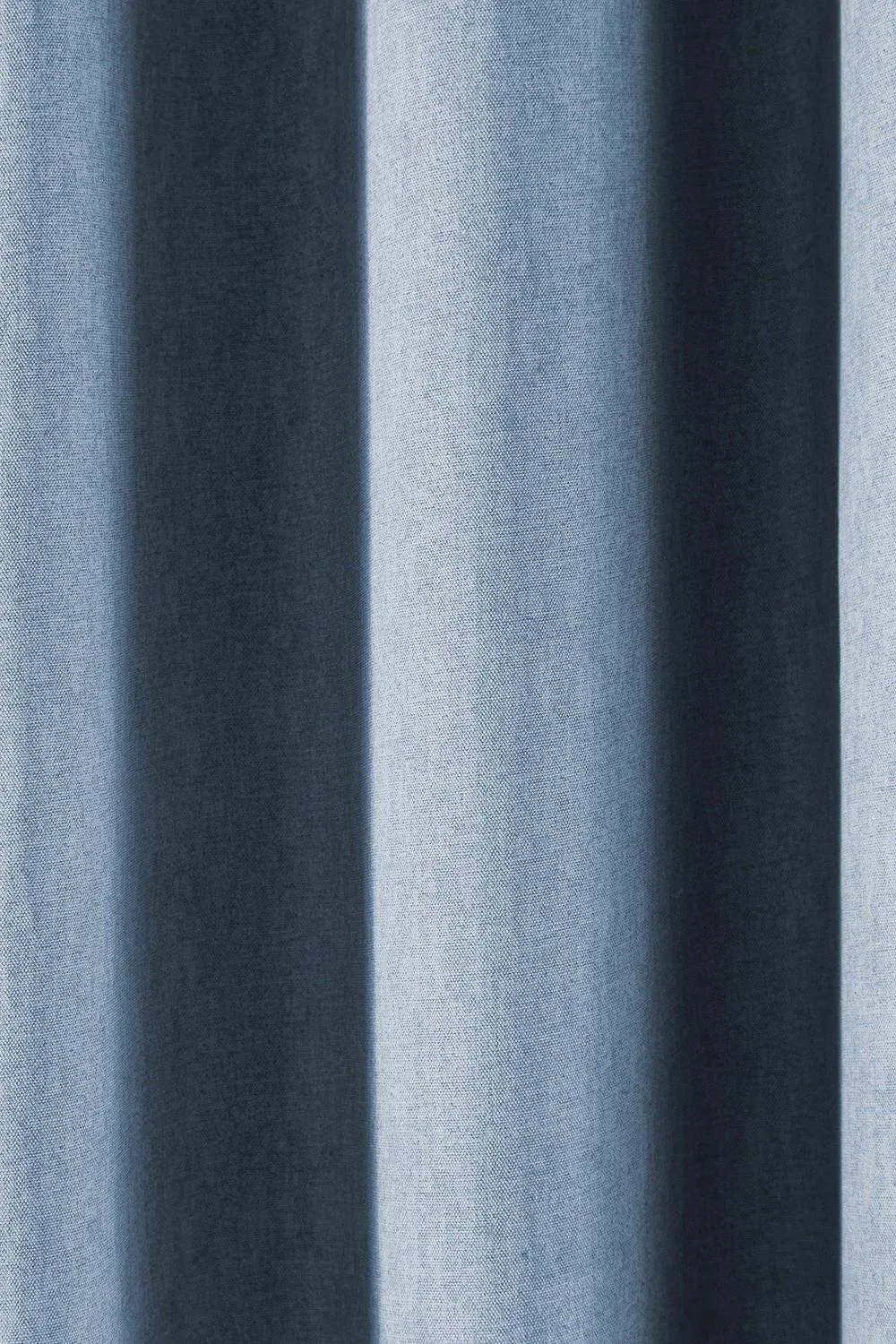 Fusion 'Sorbonne' 100% Cotton Light Filtering Plain Dyed Eyelet Curtains in Light Blue 3