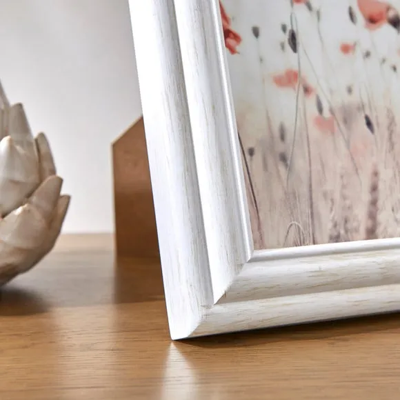 Churchgate Washed Wooden White Photo Frame 2