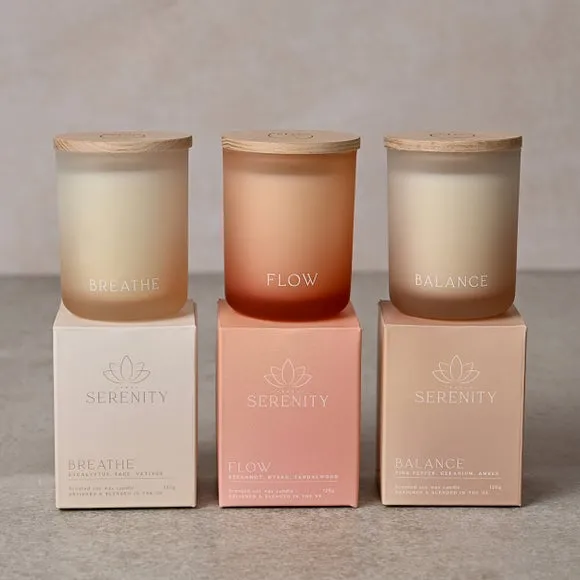 Serenity Balance Pink Pepper Geranium & Amber Candle 5