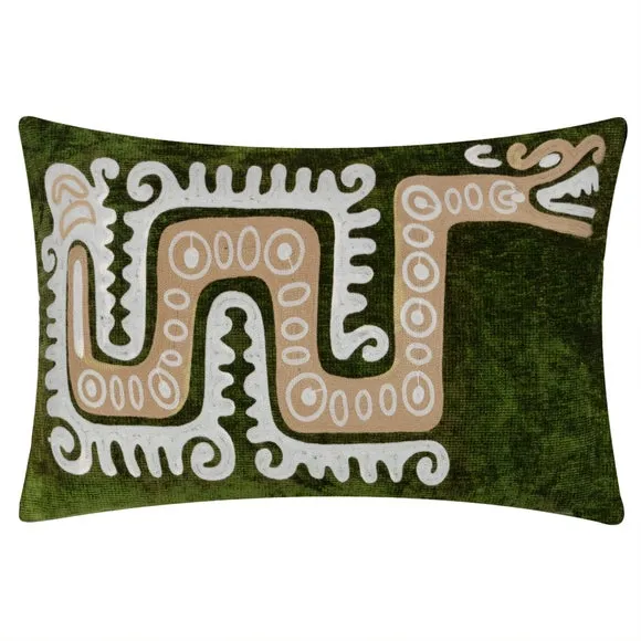 Dynasty Dragon Rectangular Cushion 3