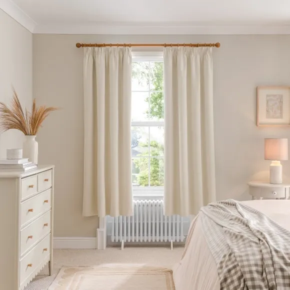 Luna Brushed Pencil Pleat Curtains (Blackout Available) 4