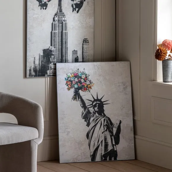 Cedar and Sage NY Urban Abstract 1 Framed Canvas 4