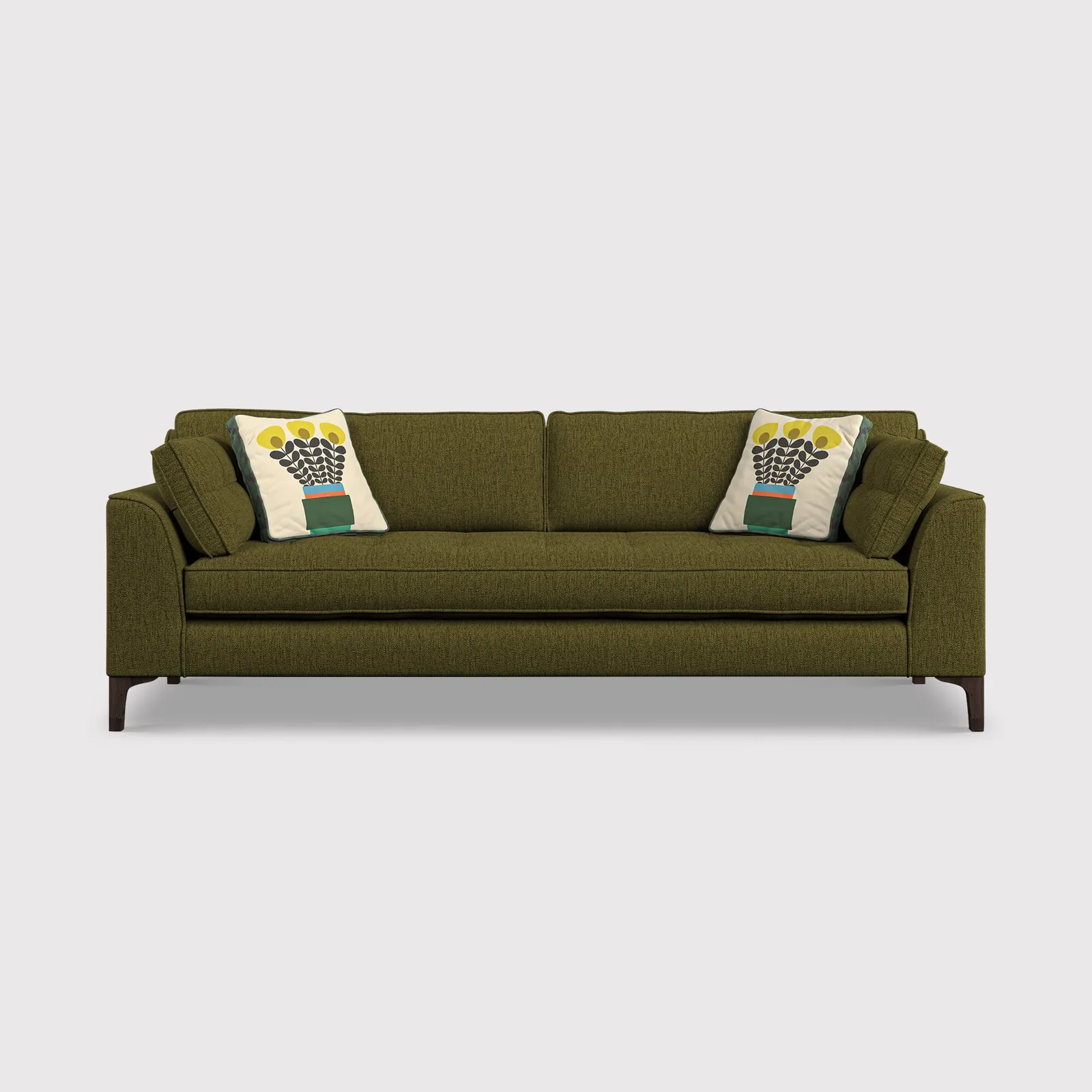 Orla Kiely Arklow Extra Large Sofa, Green Fabric | Barker & Stonehouse 1