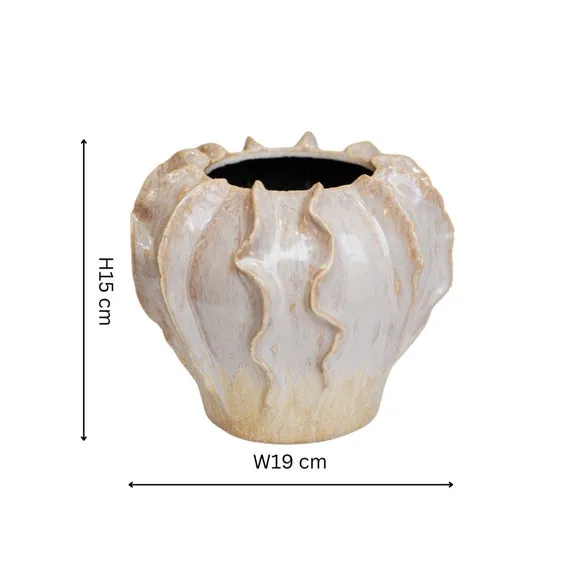 Scarlet Coral Reef Ceramic Vase 4