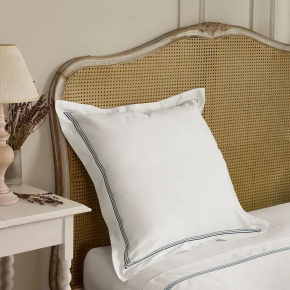 Dorma Rovello Embroidery 100% Cotton Continental Pillowcase 2